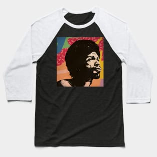 Vintage Poster - Gil Scott Heron Style Baseball T-Shirt